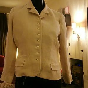 Pale pink women's suit jacket